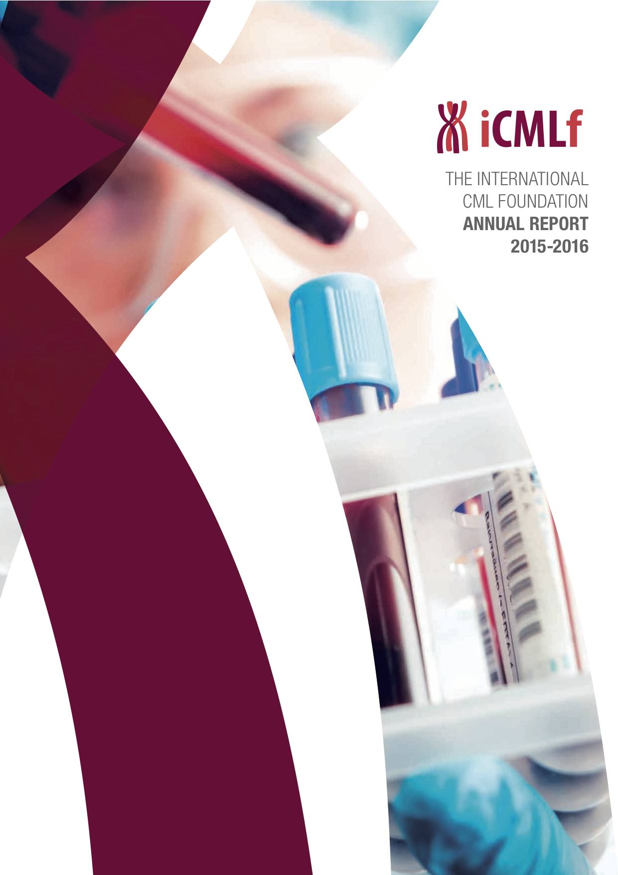 iCMLf Annual Report 2015 2016 Cover
