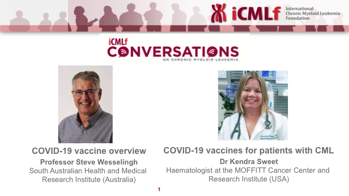 iCMLf conversation COVID 19 vaccines and CML